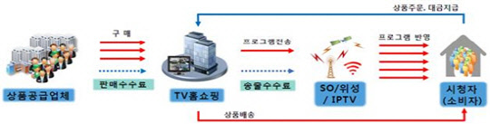 홈쇼핑 산업의 구조. 김영식 의원실 제공